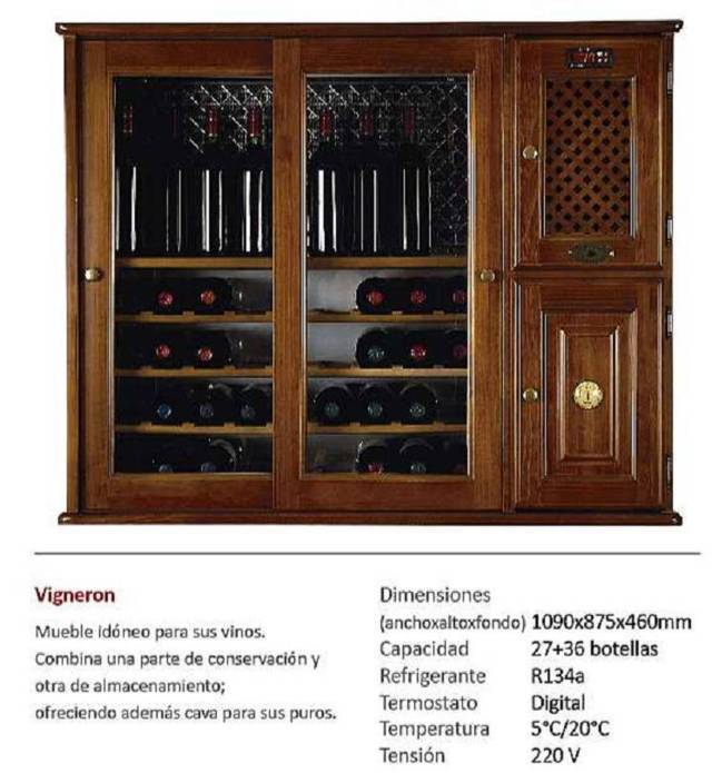 Vinoteca Vigneron 27+36 botellas